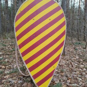 Byzantský mandlový štít pro 12 století.